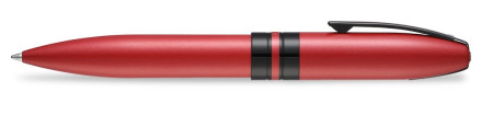 Sheaffer Icon Ballpoint Pen - Metallic Red Lacquer Black PVD Trims